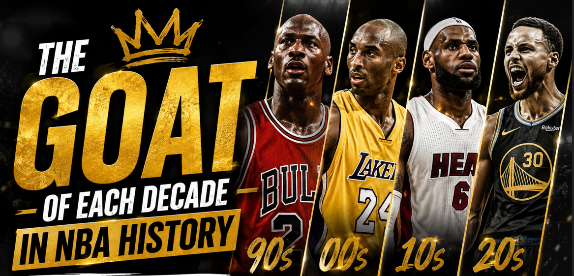 The GOAT of Each Decade in NBA History