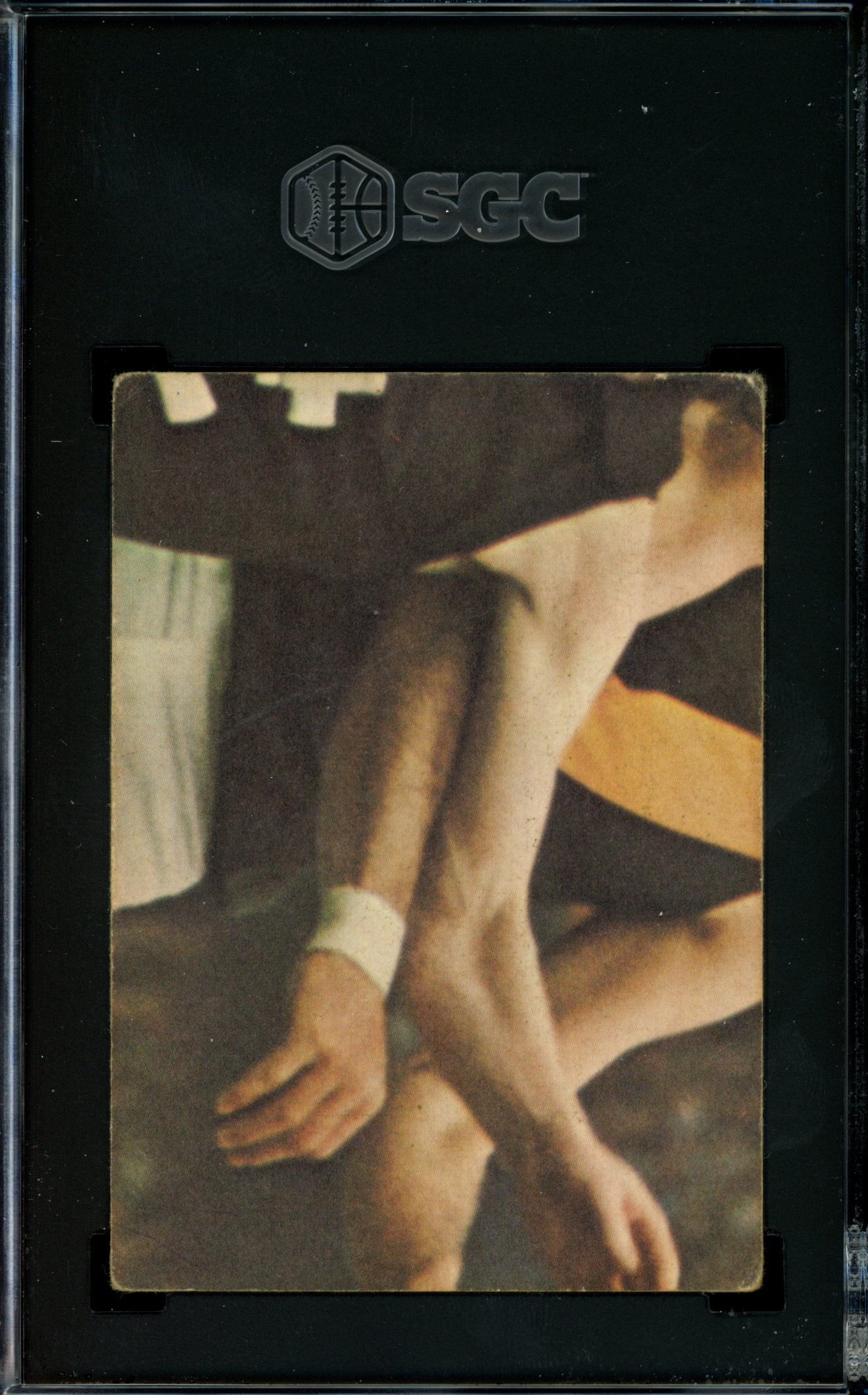 1973 Scanlens VFL Series A Leigh Matthews ROOKIE CARD Graded SGC 1