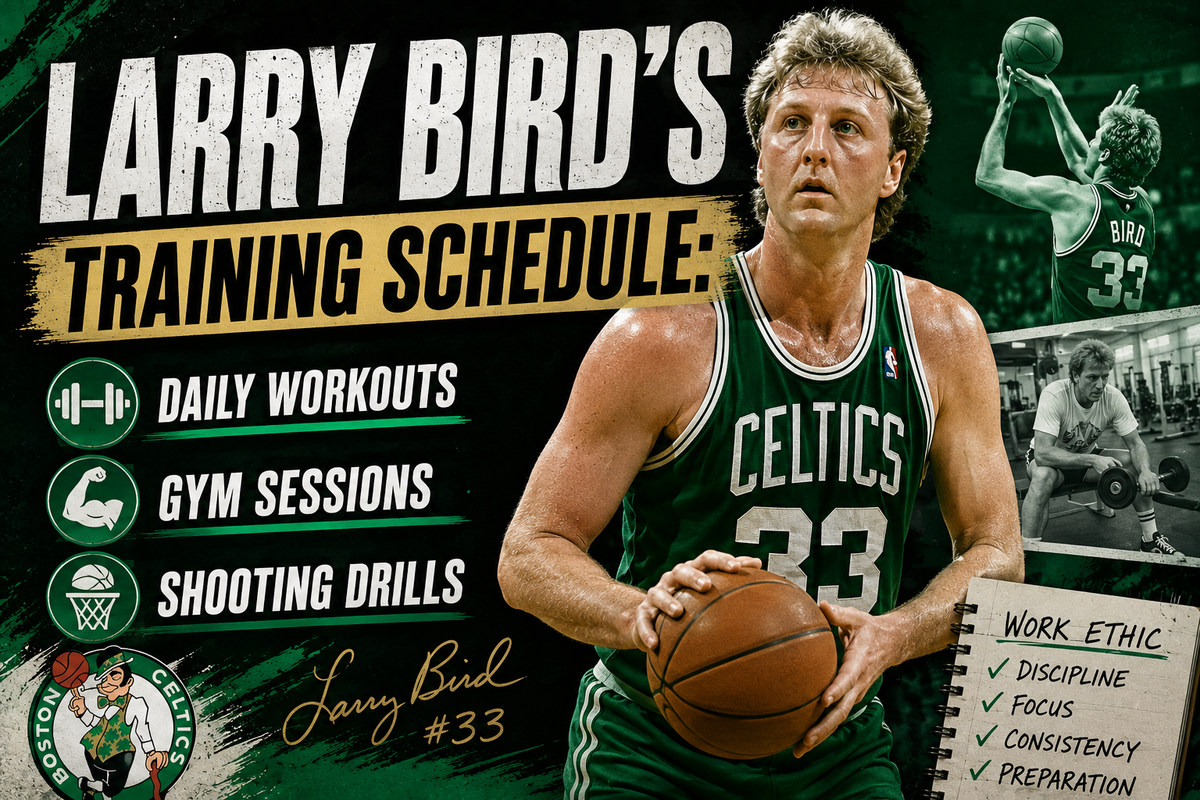 Larry Bird's Training Schedule: Daily Workouts, Gym Sessions & Shooting Drills