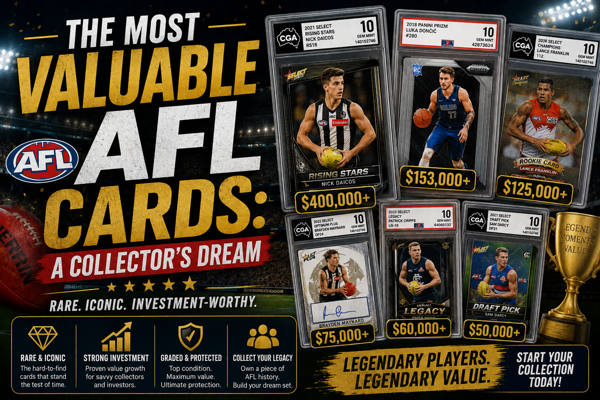 The Most Valuable AFL Cards: A Collector’s Dream