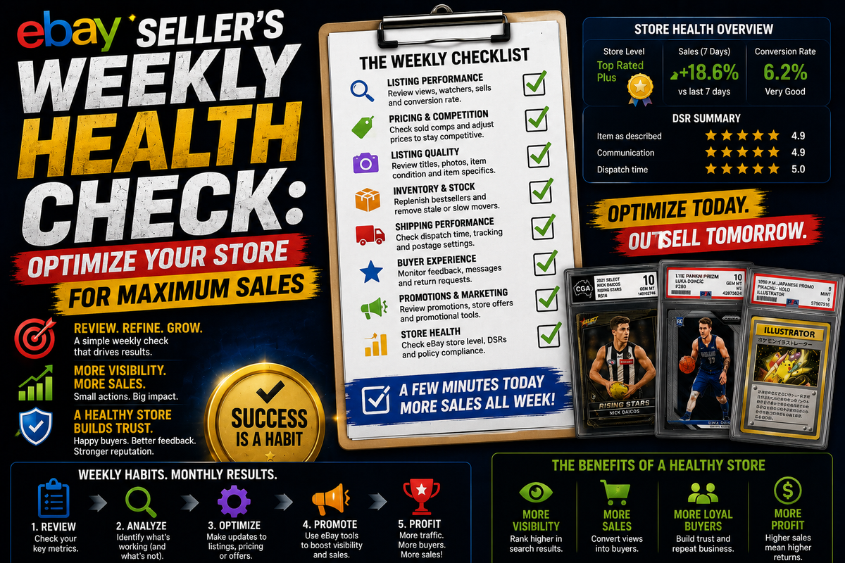 eBay Seller’s Weekly Health Check: Optimize Your Store for Maximum Sales